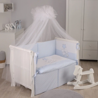 Комплект постельного белья Lepre	Baloons, 7 предметов,  цвет голубой горох	 Комплект постельного белья Lepre	Baloons, 7 предметов,  цвет голубой горох