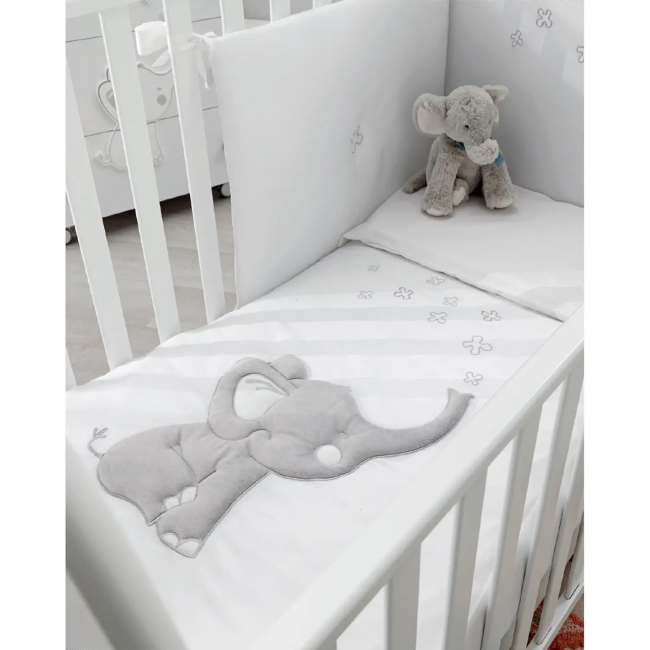 Комплект постельного белья Erbesi  Elly  (Элли)  белый (white) Комплект постельного белья Erbesi  Elly  (Элли)  белый (white)