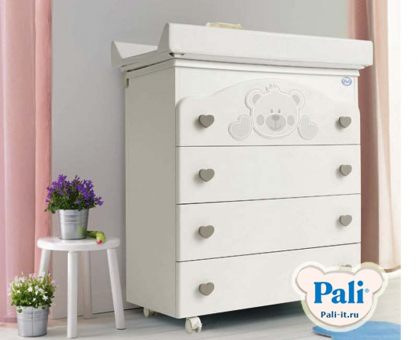 Пеленальный комод Pali Funny (Фанни) белый (white) Пеленальный комод Pali Funny (Фанни) белый (white)