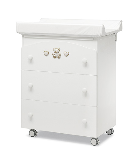Пеленальный комод Erbesi Tippy Jolie, Amour (Типпи Джолие, Амур) белый (white/bianco) Пеленальный комод Erbesi Tippy Jolie, Amour (Типпи Джолие, Амур) белый (white/bianco)