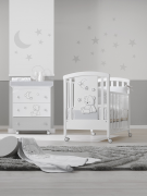 Кроватка Erbesi Stella (Стелла) цвет white (белый) Кроватка Erbesi Stella (Стелла) цвет white (белый)