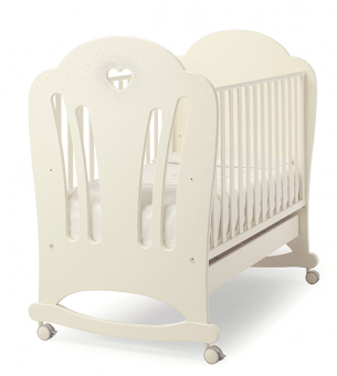 Кроватка Erbesi Cuore (Куоре) слоновая кость (Avorio) Кроватка Erbesi Cuore (Куоре) слоновая кость (Avorio)