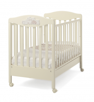 Кроватка Erbesi Tippy (Типпи) слоновая кость (Ivory) Кроватка Erbesi Tippy (Типпи) слоновая кость (Ivory)