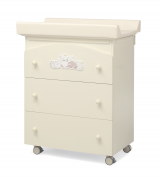 Пеленальный комод Erbesi Tippy (Типпи) слоновая кость (Ivory) Пеленальный комод Erbesi Tippy (Типпи) слоновая кость (Ivory)