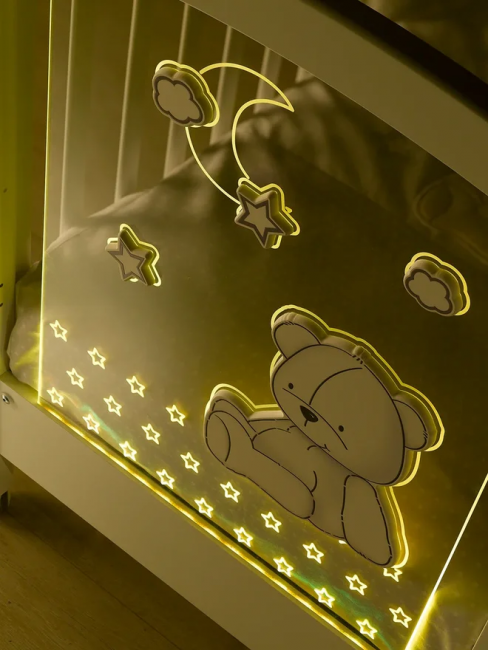 Кроватка Erbesi Stella Magic (Стелла мэджик) цвет white (белый) Кроватка Erbesi Stella Magic (Стелла мэджик) цвет white (белый)