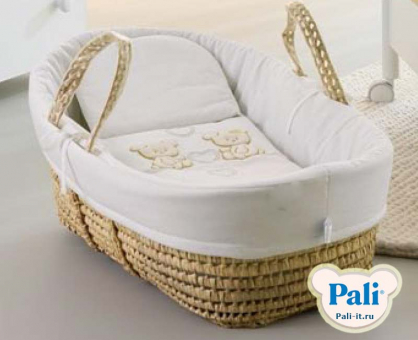Корзина Pali Moses Basket Maison Baby белая (white) Корзина Pali Moses Basket Maison Baby белая (white)