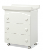 Пеленальный комод Erbesi Elite (Элит) белый (white/bianco) Пеленальный комод Erbesi Elite (Элит) белый (white/bianco)