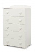 Тумба 5 ящиков Erbesi Elite (Элит) белый (white/bianco) Тумба 5 ящиков Erbesi Elite (Элит) белый (white/bianco)