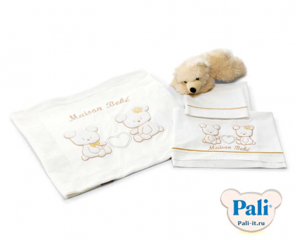 Сменный комплект постельного белья Pali Smart Maison Bebe белый (white) Сменный комплект постельного белья Pali Smart Maison Bebe белый (white)