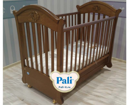 Кроватка Pali Angelica (Ангелика) орех (noce) с матрасом Pali Evolution Кроватка Pali Angelica (Ангелика) орех (noce) с матрасом Pali Evolution