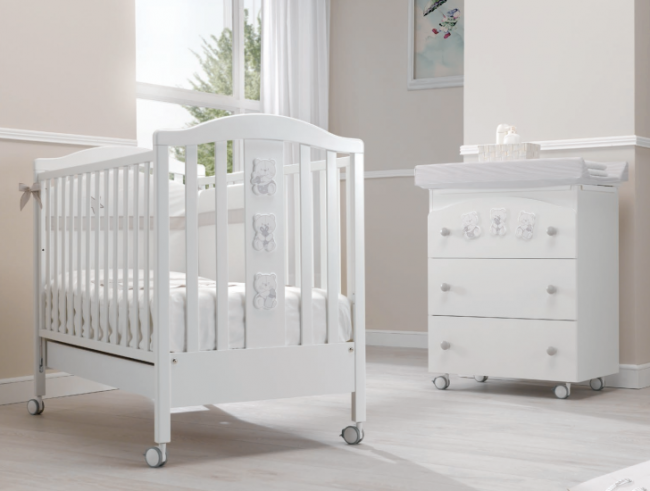 Кроватка Erbesi Timmy (Тимми) белый (white) Кроватка Erbesi Timmy (Тимми) белый (white)