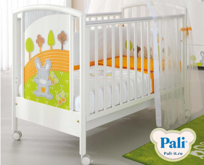 Кроватка Pali Smart Bosco (Смарт боско) белый (white) Кроватка Pali Smart Bosco (Смарт боско) белый (white)