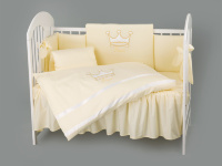 Комплект постельного белья Lepre Royal , кремовый, расширенная комплектация
