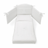 Комплект постельного белья Erbesi Bubu (Бубу) белый с белой полоской