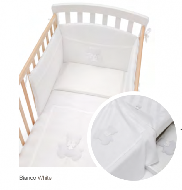 Комплект постельного белья Erbesi Dudu (Дуду) белый Комплект постельного белья Erbesi Dudu (Дуду) белый