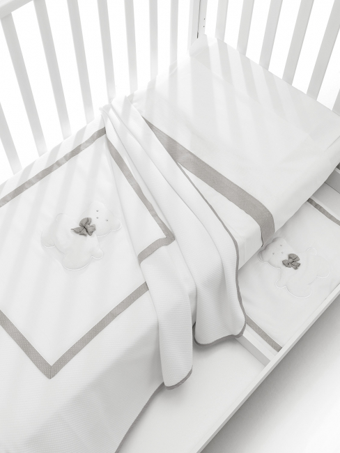 Комплект постельного белья Erbesi Dudu (Дуду) серый Комплект постельного белья Erbesi Dudu (Дуду) серый