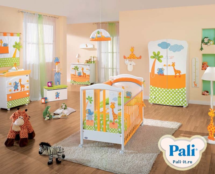 Детская комната Pali Gigi Lele (Джиджи Леле) белый мандарин (white mandarin)
