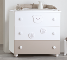 Тумба Pali Lillo B  цвет Bianco/Tortora (белый/серо-песочный)