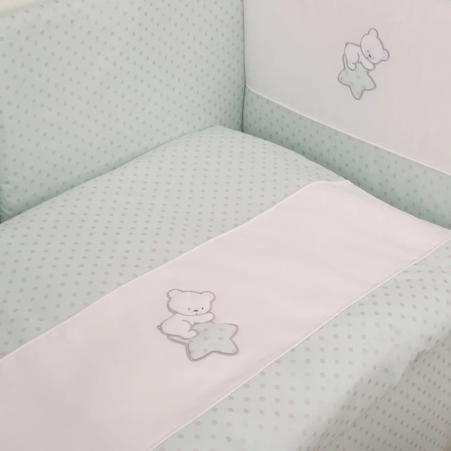 Комплект постельного белья Lepre Argento, 7 предметов, цвет мятный Комплект постельного белья Lepre Argento, 7 предметов, цвет мятный