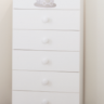 Тумба Pali Settimino Lulu (Лулу) высокая 6 ящиков белый  (white) 