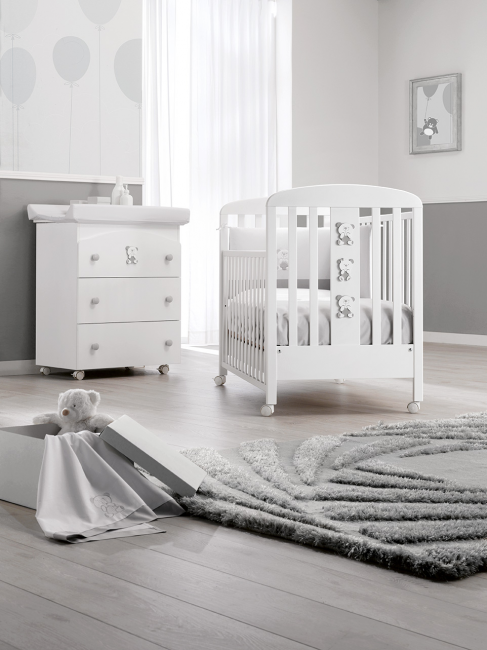 Кроватка Erbesi Bubi (Буби) белый Кроватка Erbesi Bubi (Буби) белый