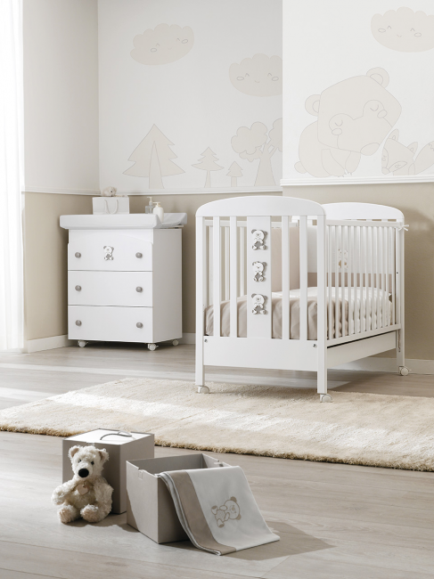 Кроватка Erbesi Bubi (Буби) белый Кроватка Erbesi Bubi (Буби) белый