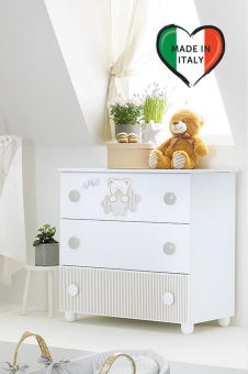 Тумба Pali Teddy B  цвет Bianco/Tortora (белый/серо-песочный) Тумба Pali Teddy B  цвет Bianco/Tortora (белый/серо-песочный)