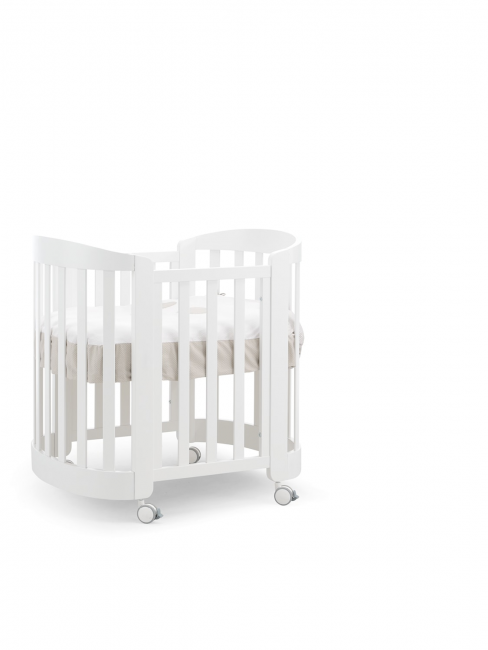 Кроватка Erbesi Ovale Sweet (Свит овал)  белый (white)  