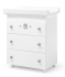 Пеленальный комод Erbesi Charly (Чарли) белый песочный (White/Tortora) Пеленальный комод Erbesi Charly (Чарли) белый песочный (White/Tortora)