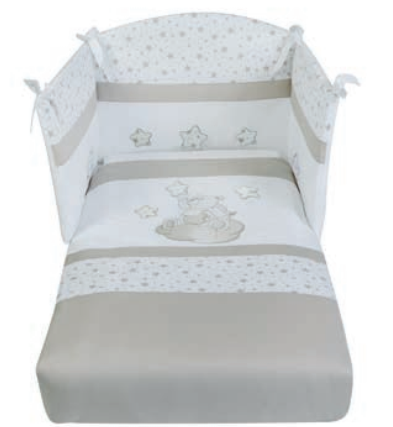 Комплект постельного белья Pali Royal B цвет Bianco/Tortora (белый/серо-песочный)