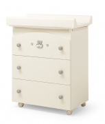 Пеленальный комод Erbesi Charly (Чарли) слоновая кость (Ivory )