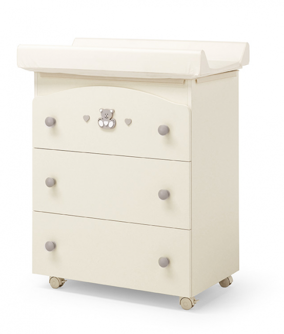 Пеленальный комод Erbesi Charly (Чарли) слоновая кость (Ivory ) Пеленальный комод Erbesi Charly (Чарли) слоновая кость (Ivory )