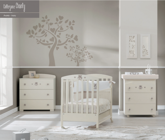 Пеленальный комод Erbesi Charly (Чарли) слоновая кость (Ivory ) Пеленальный комод Erbesi Charly (Чарли) слоновая кость (Ivory )