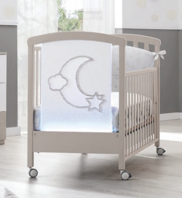 Кроватка Erbesi Moon (Мун) песочный выбеленный ( tortora sbiancato) Кроватка Erbesi Moon (Мун) песочный выбеленный ( tortora sbiancato)