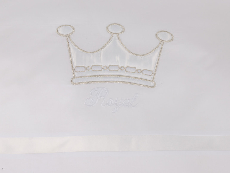 Сменный комплект постельного белья Lepre Royal,белый, расширенная комплектация