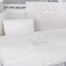Сменный комплект постельного белья Lepre Royal,белый, расширенная комплектация
