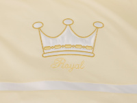 Сменный комплект постельного белья Lepre Royal,кремовый, расширенная комплектация