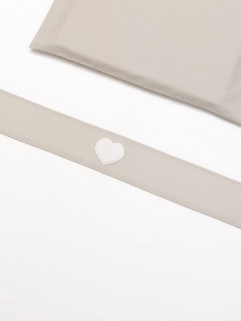 Комплект постельного белья Erbesi Lilli (Лилли) белый, крем (White/Tortora) Комплект постельного белья Erbesi Lilli (Лилли) белый, крем (White/Tortora)