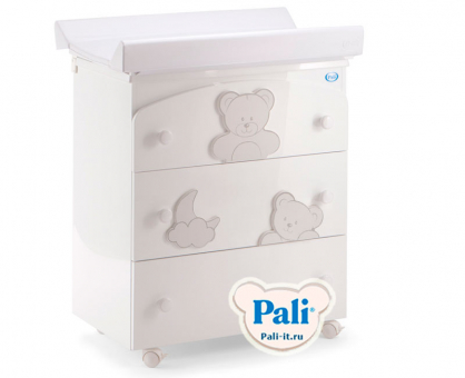 Пеленальный комод Pali Georgia (Джорджия) белый глянцевый (white glossy) Пеленальный комод Pali Georgia (Джорджия) белый глянцевый (white glossy)