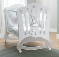 Кроватка Pali Baby Baby (Royal B)  цвет Bianco/Tortora (белый/серо-песочный)