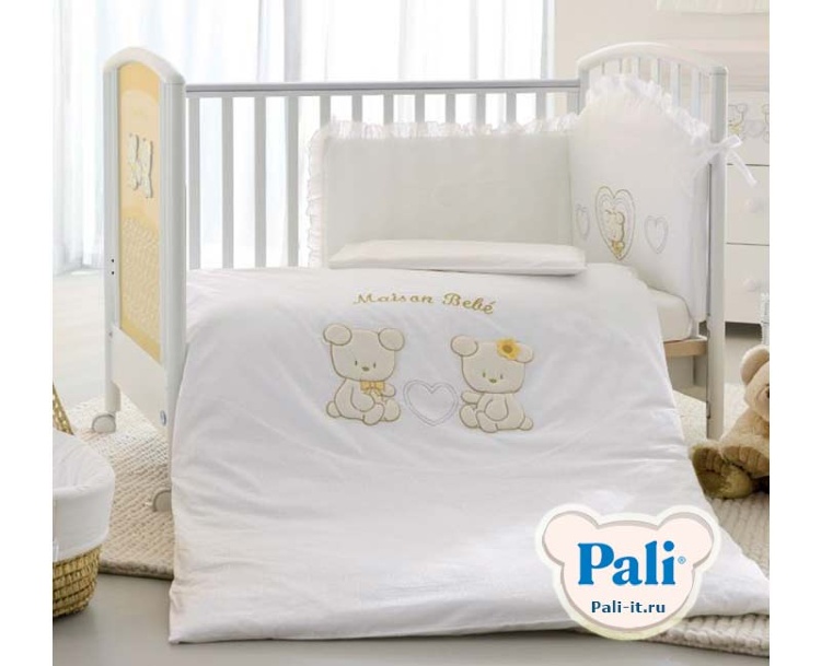 Комплект постельного белья Pali Smart Maison (Смарт Мэйсон) с балдахином белый (white)