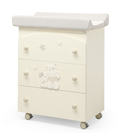 Пеленальный комод Erbesi Nuvola (Нувола) слоновая кость (ivory ) Пеленальный комод Erbesi Nuvola (Нувола) слоновая кость (ivory )