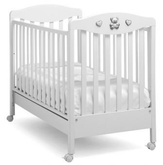 Кроватка Erbesi Tippy Jolie (Типпи Джолие) белая (white) Кроватка Erbesi Tippy Jolie (Типпи Джолие) белая (white)