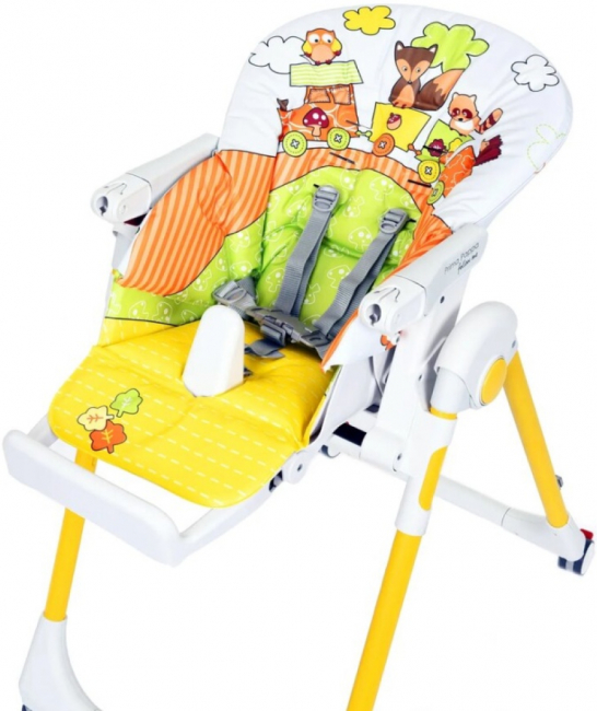 Стул для кормления Peg Perego Prima Pappa Follow Me Fox and Friends Стул для кормления Peg Perego Prima Pappa Follow Me Fox and Friends
