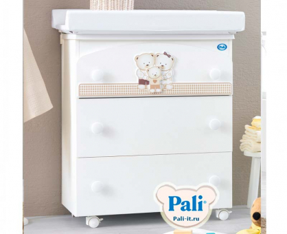 Пеленальный комод Pali Chic (Шик) белый (white) Пеленальный комод Pali Chic (Шик) белый (white)
