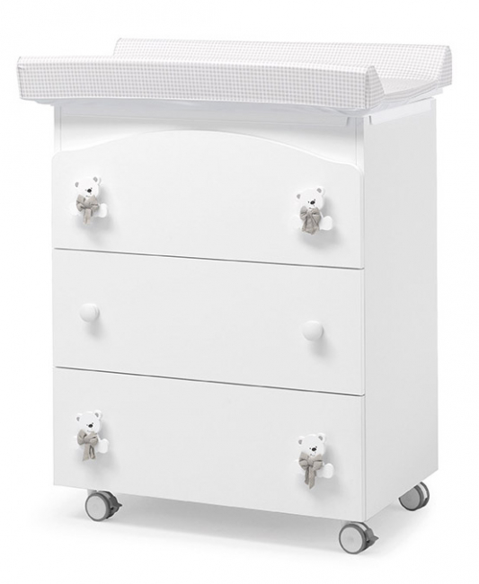 Пеленальный комод Erbesi Tato (Тато) белый Пеленальный комод Erbesi Tato (Тато) белый