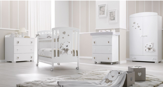 Пеленальный комод Erbesi Tato (Тато) белый Пеленальный комод Erbesi Tato (Тато) белый