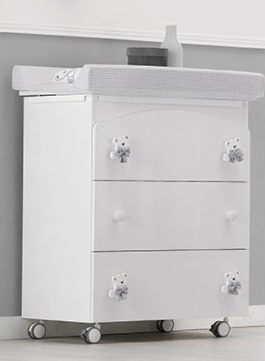 Пеленальный комод Erbesi Tato (Тато) белый Пеленальный комод Erbesi Tato (Тато) белый