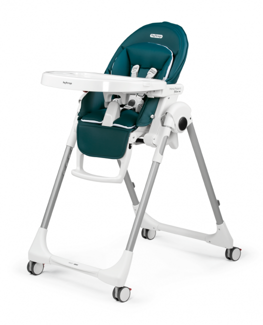 Стул для кормления Peg Perego Prima Pappa Follow Me Plus Petrolio Стул для кормления Peg Perego Prima Pappa Follow Me Plus Petrolio