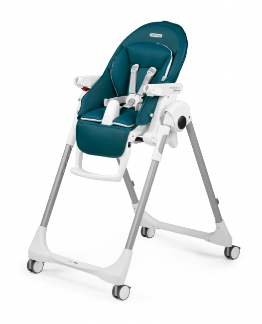 Стул для кормления Peg Perego Prima Pappa Follow Me Plus Petrolio Стул для кормления Peg Perego Prima Pappa Follow Me Plus Petrolio